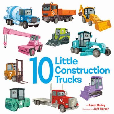 10 little construction trucks